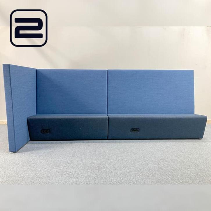 Design akoestische donkergrijze zitbank van Drisag, Huis en Inrichting, Zetels | Complete zithoeken, Zo goed als nieuw, Hout, Kunststof