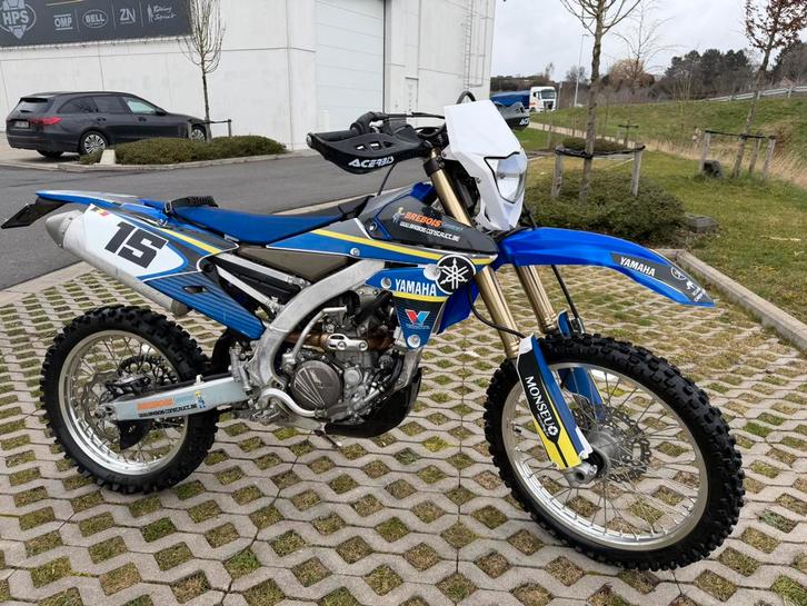 YAMAHA WRF 250 * GARANTIE * ENDURO * 2015 * 4.700 km, Motos, Motos | Yamaha, Entreprise, Enduro, plus de 35 kW, 1 cylindre, Permis Moto A2 minimum