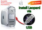 Installez OS X Leopard 10.5.6 via Clé USB, Intel + PowerMac, MacOS, Envoi, Neuf