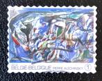 4252 gestempeld, Timbres & Monnaies, Timbres | Europe | Belgique, Art, Avec timbre, Affranchi, Timbre-poste