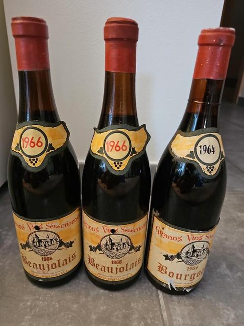 Exclusieve wijncollectie – Beaujolais 1966 & Bourgogne 1964, Verzamelen, Wijnen, Ophalen of Verzenden