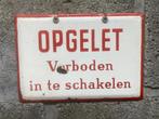 emaille bord, Ophalen
