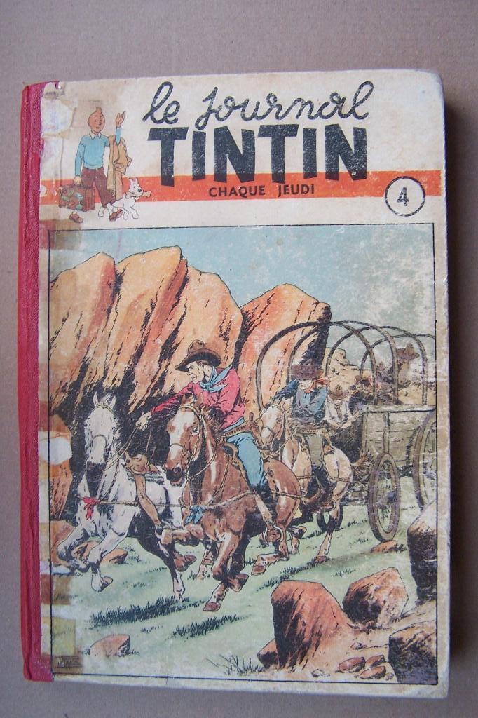 Tintin reliure n4, Boeken, Stripverhalen, Gelezen, Verzenden
