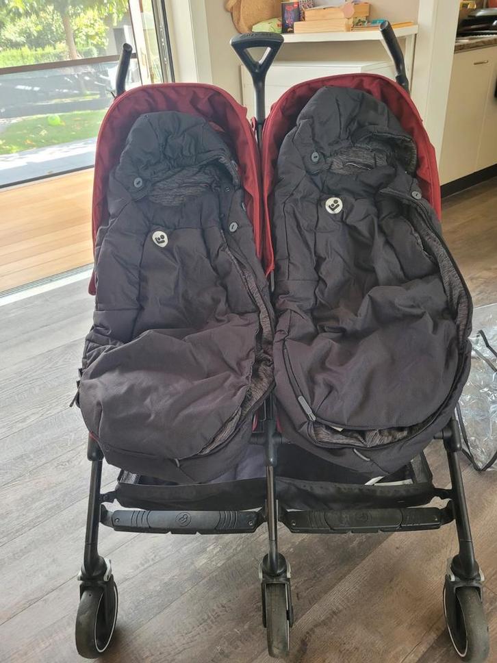 Tweeling buggy - maxi-cosi Fana for2 - compleet, Kinderen en Baby's, Tweelingen en Meerlingen, Zo goed als nieuw, Ophalen