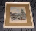 Litho 'Markt van Veurne'  Jan Korthals, Antiek en Kunst, Ophalen of Verzenden