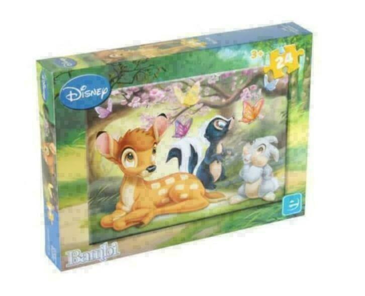 Bambi Puzzel - 24 stukjes - Disney, Kinderen en Baby's, Speelgoed | Kinderpuzzels, Nieuw, 2 tot 4 jaar, 10 tot 50 stukjes, Ophalen of Verzenden