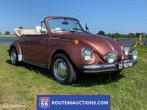 Volkswagen Kever Champagne Ed. cabriolet | Route 66 Auctions, Auto's, Lederen bekleding, Bruin, Volkswagen, Leder