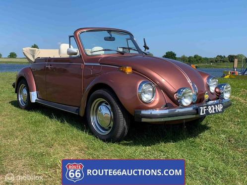 Volkswagen Kever Champagne Ed. cabriolet | Route 66 Auctions, Auto's, Oldtimers, Bedrijf, Te koop, Lederen bekleding, Volkswagen