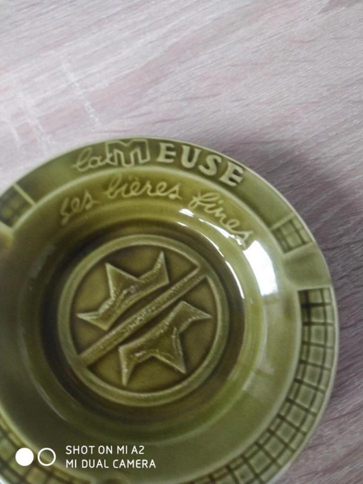 Cendrier publicitaire tabac la Meuse les bières fines, Collections, Marques & Objets publicitaires, Utilisé, Autres types, Enlèvement ou Envoi