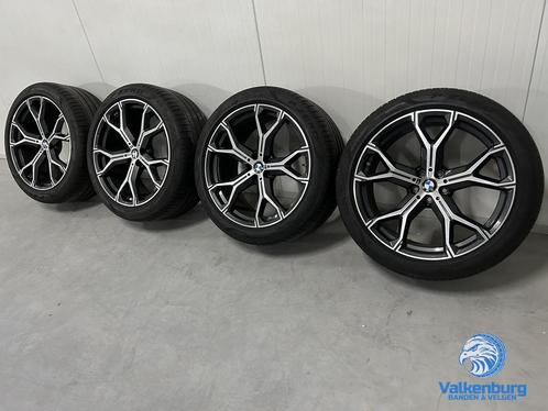 6mm! Originele BMW X5 X6 G05 G06 Style 741M 21 inch antracie, Auto-onderdelen, Banden en Velgen, Banden en Velgen, Zomerbanden
