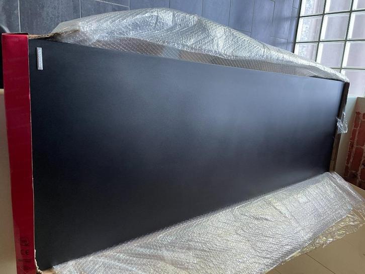 Zwarte radiator, Doe-het-zelf en Bouw, Verwarming en Radiatoren, Nieuw, Radiator, 80 cm of meer, 60 tot 150 cm, Ophalen