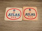 Bierviltjes atlas pils, Verzamelen, Biermerken, Ophalen of Verzenden
