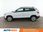 Skoda Karoq 2.0 TDI Ambition (bj 2021, automaat), Auto's, Stof, Gebruikt, 116 pk, Wit