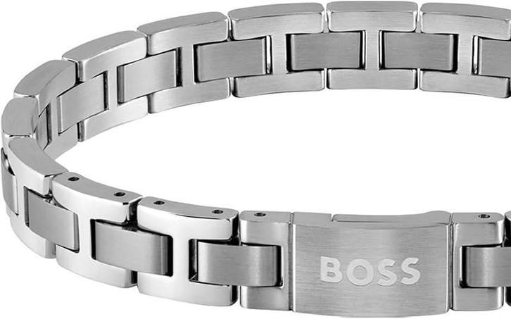 BOSS | Armband | Roestvrij staal | GRATIS LEVERING, Handtassen en Accessoires, Armbanden, Nieuw, Staal, Zilver, Verzenden