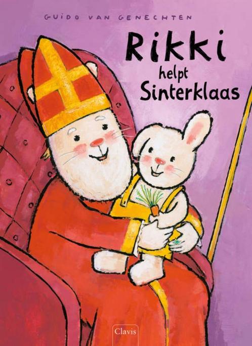 Kinderboek: Rikki helpt Sinterklaas, Boeken, Kinderboeken | Kleuters, Nieuw, Fictie algemeen, 4 jaar, Jongen of Meisje, Voorleesboek