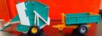 Set Britains 1981 Round Baler and 1979 Tipping Trailer, Hobby en Vrije tijd, Modelauto's | 1:32, Verzenden, Zo goed als nieuw
