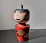 Magnifique Kokeshi Bobblehead laqué, Envoi