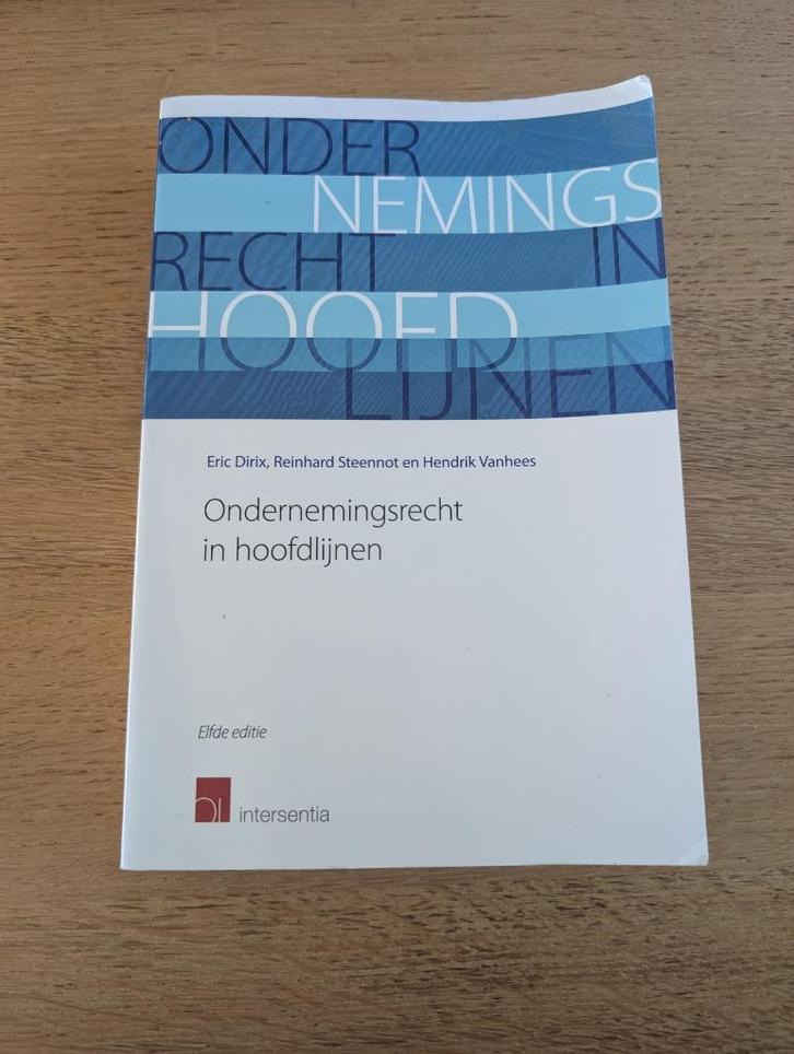 Ondernemingsrecht in hoofdlijnen 2019 (11de editie), Boeken, Studieboeken en Cursussen, Gelezen, Hoger Onderwijs, Ophalen of Verzenden