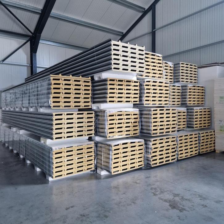 Sandwichpanelen voor dak 30, 40 en 80 mm dik antraciet grijs, Doe-het-zelf en Bouw, Platen en Panelen, Nieuw, Overige materialen