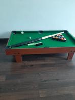 Pooltafel compleet, zo goed als nieuw 65€, Sport en Fitness, Biljarten en Poolen, Ophalen, Zo goed als nieuw, Pooltafel