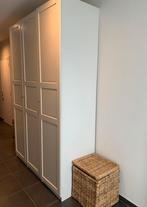Witte houten kast - IKEA, 150 tot 200 cm, Met hangruimte, Gebruikt, 50 tot 75 cm