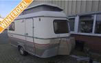 ERIBA TRITON 400 1990 Vast Bed Treinzit, Caravans en Kamperen, Caravans, Tot en met 2, Treinzit, Dwarsbed, Eriba
