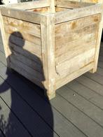 Hardhout bloembak 80x80x80  Nieuw  Ideaal voor olijfboom, Tuin en Terras, Bloembakken en Plantenbakken, Tuin, Vierkant, Nieuw