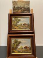 3 olieverf schilderijen van Henner (Heinrich) Knauf, Ophalen of Verzenden