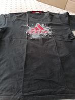 Zwart T shirt Adidas maat XL, Noir, Porté, Taille 56/58 (XL), Enlèvement ou Envoi