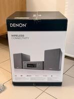 Chaîne Hi-Fi + Hauts-parleurs Denon Ceol N-10 noire NEUFS, Enlèvement, Neuf