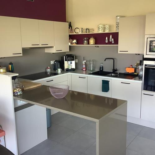Top keuken Bruynzeel, Huis en Inrichting, Keuken | Complete keukens, Zo goed als nieuw, Hoekkeuken, Crème, Kunststof, Ophalen