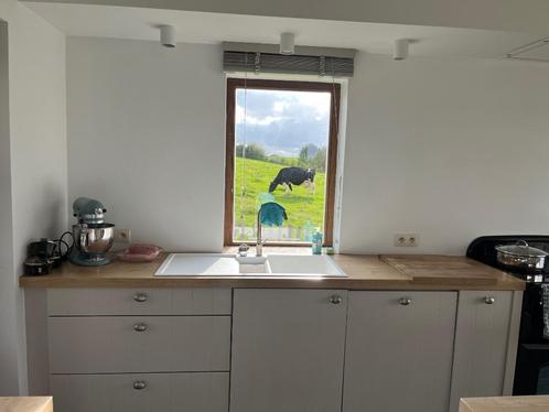Keuken te koop, Huis en Inrichting, Keuken | Complete keukens, Gebruikt, Overige typen, Crème, Overige materialen, Ophalen