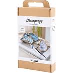 Hobbyset Decoupage Oesterschelpen blauw 5 stuks, Verzenden, Nieuw