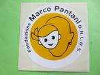 wielersticker  marco pantani, Verzenden, Zo goed als nieuw