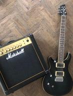 Gitaar Harley Benton (Lefty) CST 24 Deluxe + Marshall MG15R, Muziek en Instrumenten, Snaarinstrumenten | Gitaren | Elektrisch