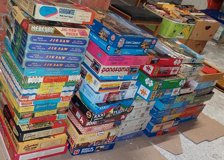 Kwaliteits puzzels:Nathan/Ravensburger/Schmid/MB lot, Hobby en Vrije tijd, Denksport en Puzzels, Gebruikt, Legpuzzel, Ophalen