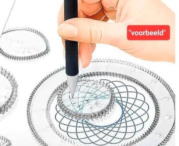 NIEUWE teken-set spirograaf  beschikbaar voor biedingen