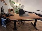 Verstelbare bureau, Huis en Inrichting, Bureaus, Ophalen, Elektrisch, Zo goed als nieuw, Bureau