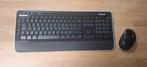 Combo clavier + souris sans fil Microsoft, Informatique & Logiciels, Enlèvement ou Envoi, Azerty, Reconditionné, Sans fil