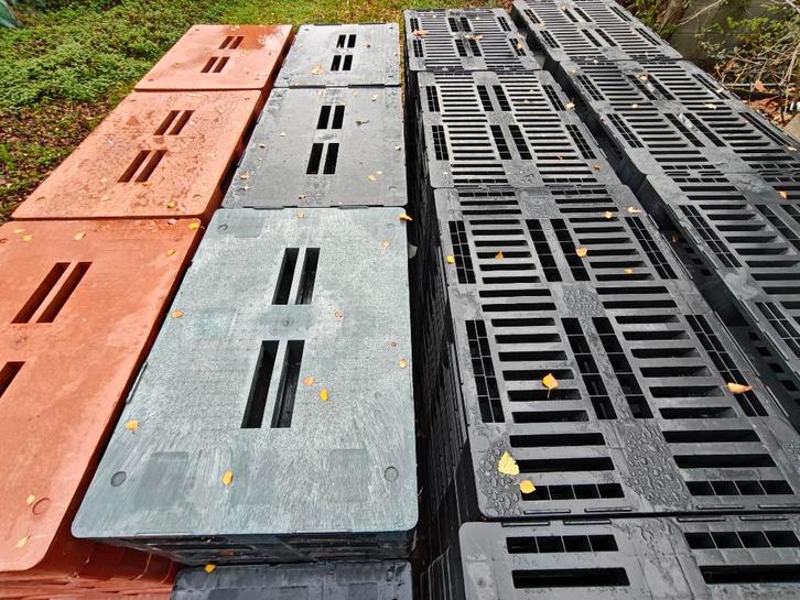 Kunststof paletten, Bricolage & Construction, Bois & Planches, Utilisé, Enlèvement