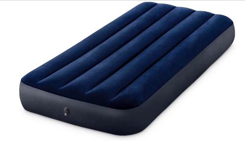 Intex Downy Twin Luchtbed 1-persoons , 191x76x22 cm, Caravans en Kamperen, Luchtbedden, Zo goed als nieuw, 1-persoons, Ophalen of Verzenden