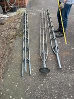 2 metalen masten te koop!6.60 m en 3.30, Telecommunicatie, Ophalen of Verzenden, Zo goed als nieuw, Mast