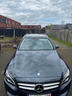 Mercedes Benz C350e, Auto's, Automaat, Blauw, Leder, Dealer onderhouden