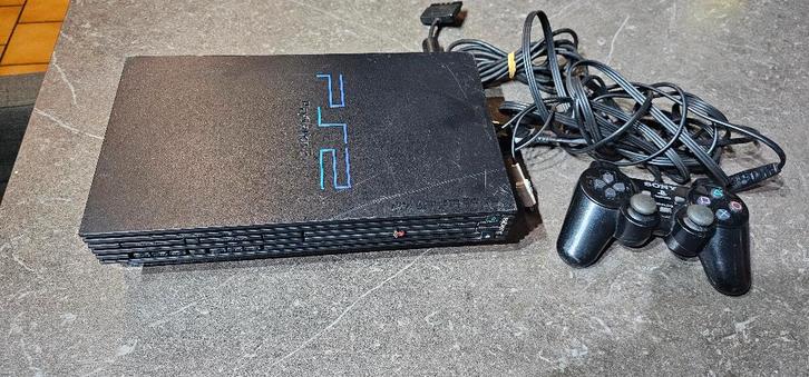 PS2 fat noire, Consoles de jeu & Jeux vidéo, Consoles de jeu | Sony PlayStation 2, Utilisé, Enlèvement ou Envoi
