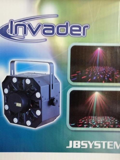 Invader 3 in 1 lichteffect, Musique & Instruments, Lumières & Lasers, Comme neuf, Laser, Commande sonore, Enlèvement