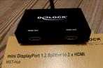Delock mini DisplayPort 1.2 splitter to 2x HDMI, Computers en Software, Nieuw, Ophalen of Verzenden
