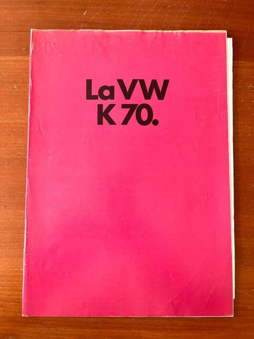 Brochure Catalogus VW VOLKSWAGEN K70 K 70 L 08/73 1973 28p, Boeken, Auto's | Folders en Tijdschriften, Volkswagen, Ophalen of Verzenden