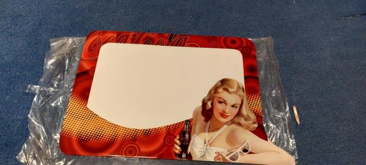 Reclamebord Coca-Cola (schrijfbord), Verzamelen, Merken en Reclamevoorwerpen, Nieuw, Reclamebord, Ophalen of Verzenden