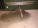 Salontafel rond eiken, Huis en Inrichting, Tafels | Eettafels, Ophalen