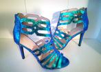 Sandales / Talons Hauts - Bleu Métallisé Holographique - 36, Pumps, Nieuw, Verzenden, Blauw